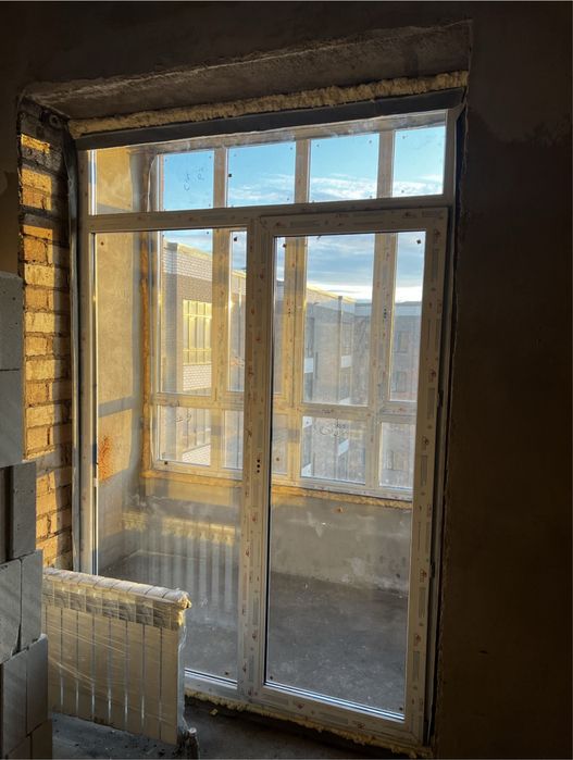 Балконный блок со стеклами