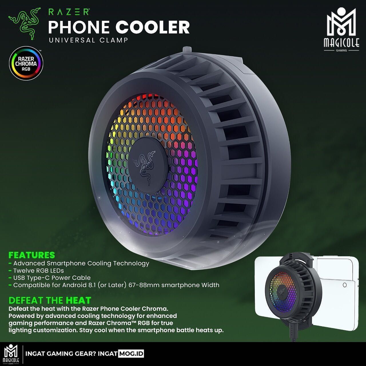 Кулер/Охлаждение для Телефона RAZER Phone Cooler