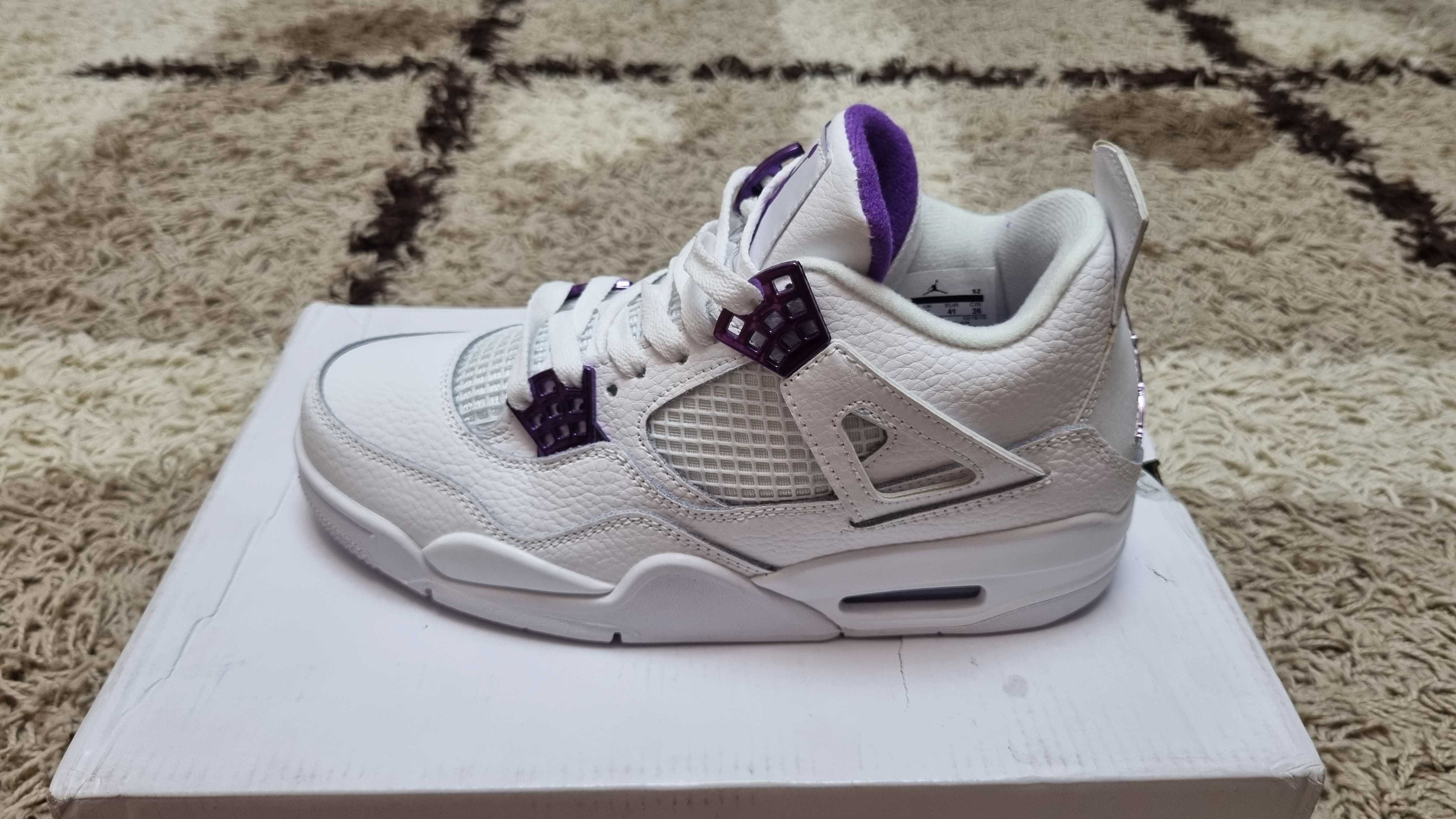 Vand Nike Air Jordan 4 Purple Metallic