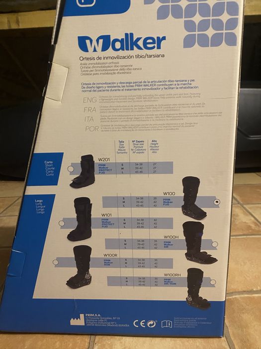 Orteză pentru picior și tibie.