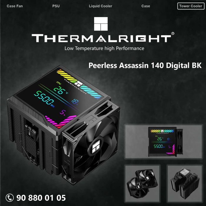 Peerless Assassin 140 Digital BLACK/WHITE