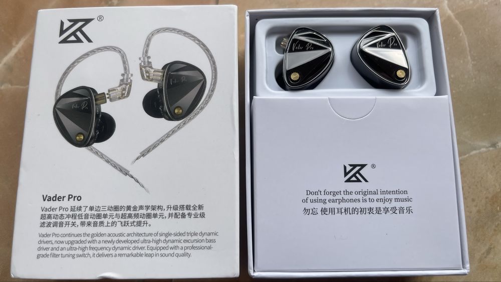 Casti KZ Vader sau Vader Pro - monitoare, casti in ear triplu dinamice