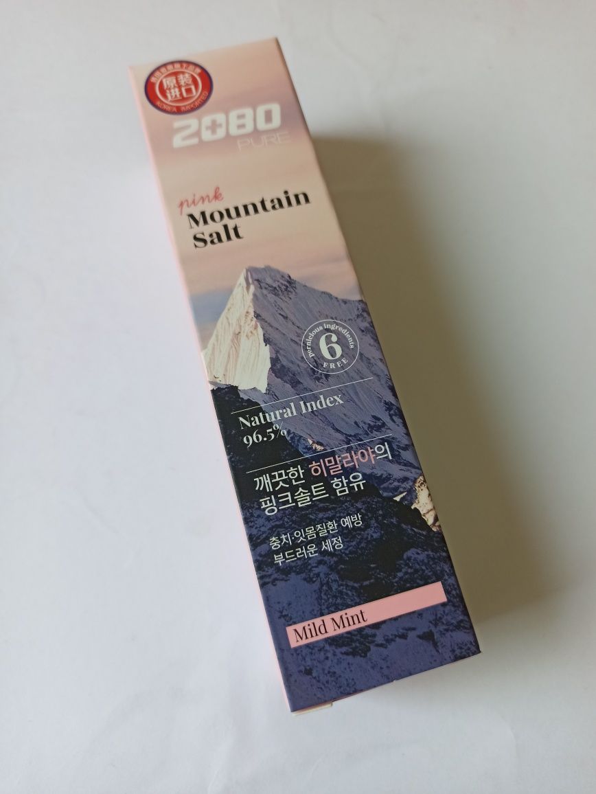 Зубная паста Dental Clinic 2080 Pure Pink Mountain Salt 120мл, Корея