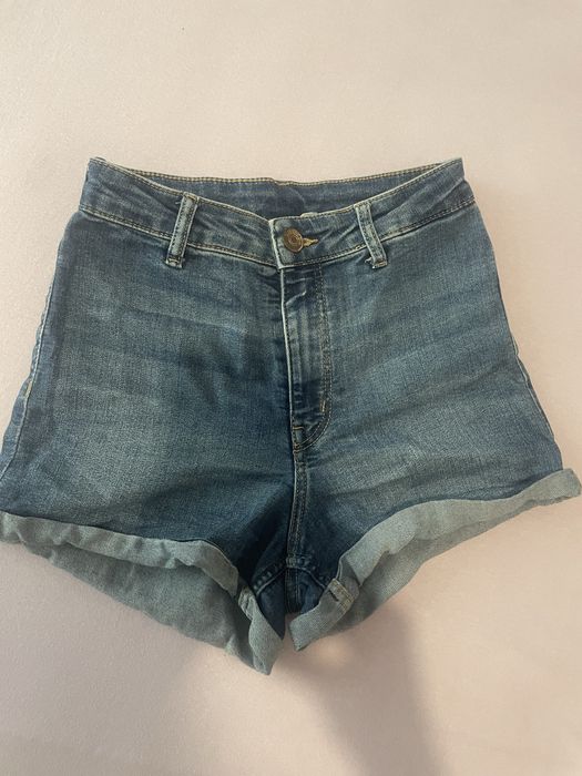 Сини дънкови къси панталонки