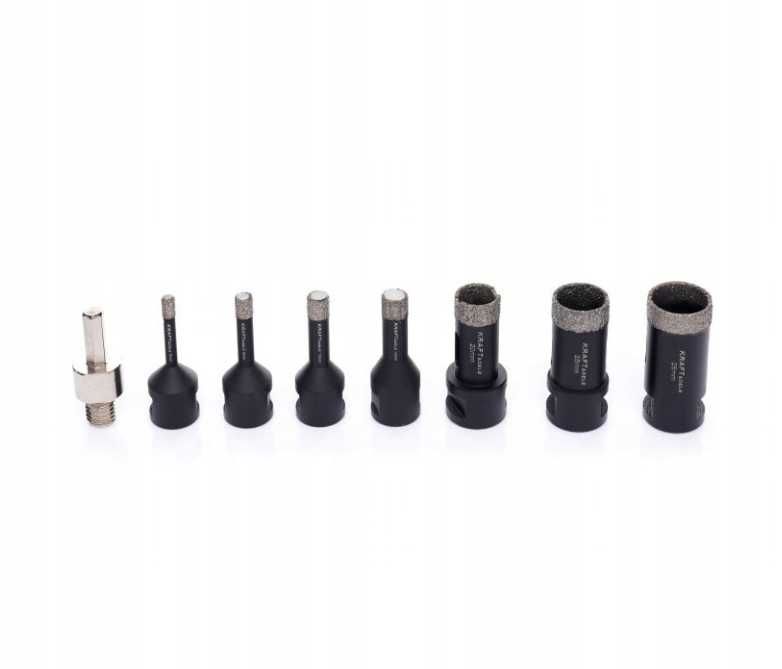 Set carote diamantate piatra gresie faianta beton 6-68mm M14 12piese