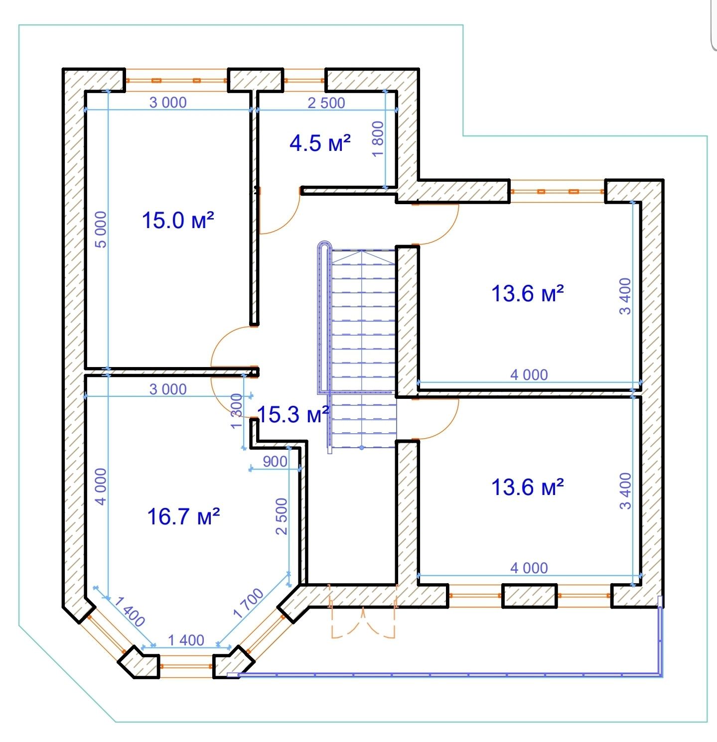 2-этажный 5-комнатный кирпичный дом 160 м², 6 соток (на Шубарсу)