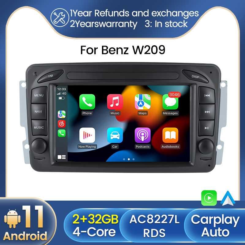 Navigatie GPS Mercedes Vito C Class Android 12 Carplay  1/8 GB CAMERA