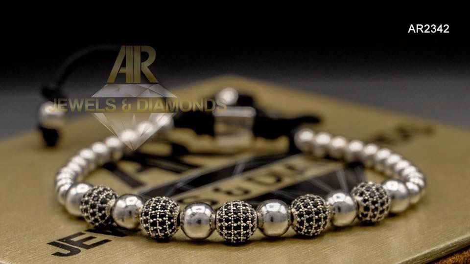 Bratara Aur Alb 14 K model nou ARJEWELS&DIAMONDS (AR2342)