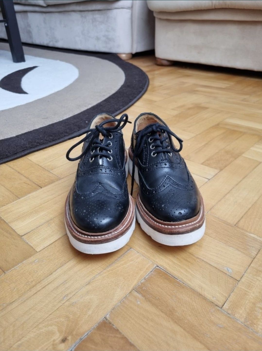 Pantofi Grenson, Handmade Full Grain, Vibram, Goodyear Welted - 36