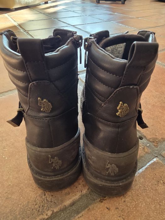 Боти U.S. Polo Assn,  естествена кожа кожа