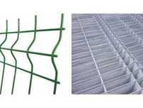 Plasa/ panou bordurat /TEAVA/ STALP 3.5-4.9MM/Zincat /Verde/Gri