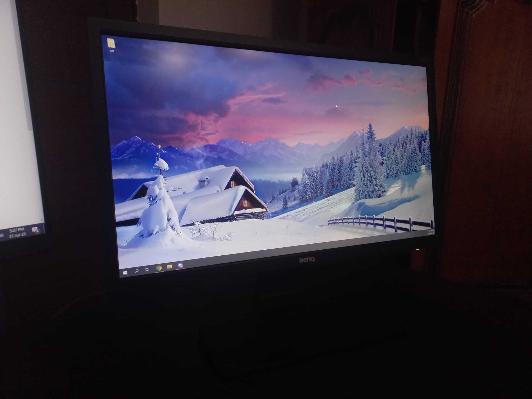 Monitor LED BenQ 21.5", GW2270, DVI, Negru, 1920x1080 60hz + cablu DVI