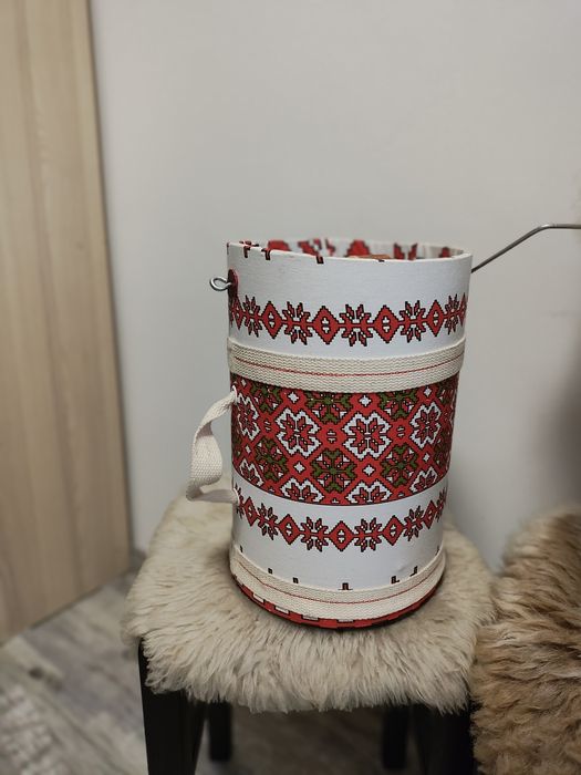 Capra anul nou, masca urs , măști, toba piele vita , buhai