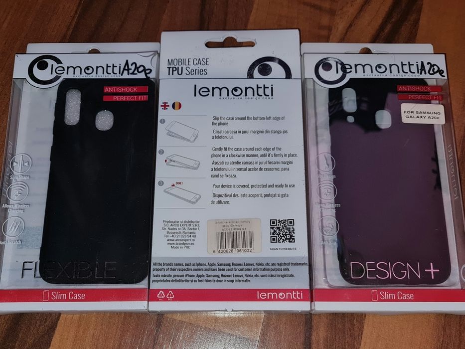 Husa silicon originala Lemontti Slim Cover Samsung Galaxy A20e A202