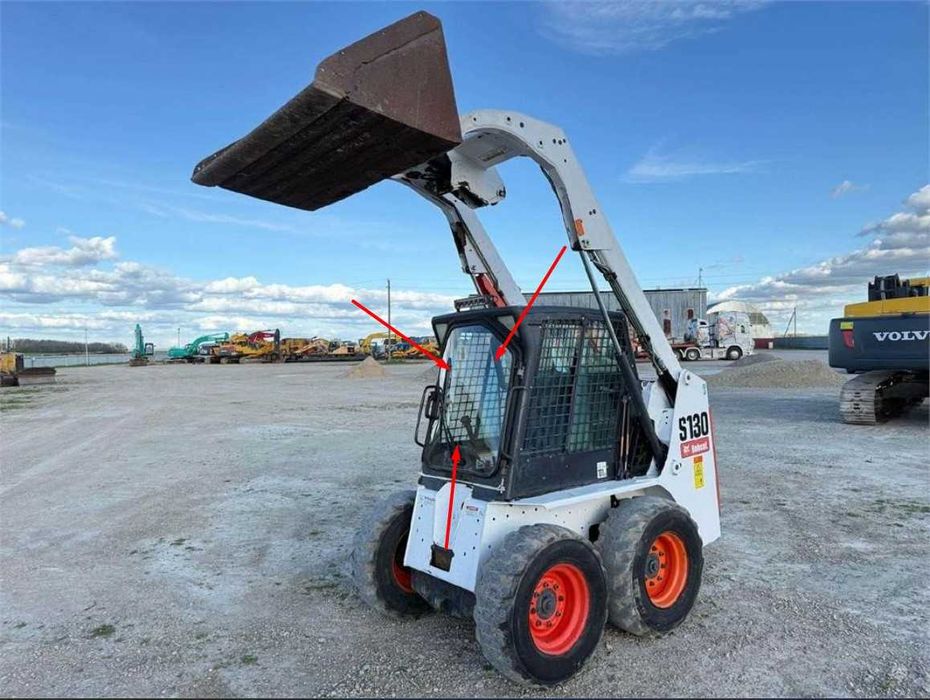Parbriz/Geam/Luneta pt Bobcat S130,S175,S220,S250,S300,T110