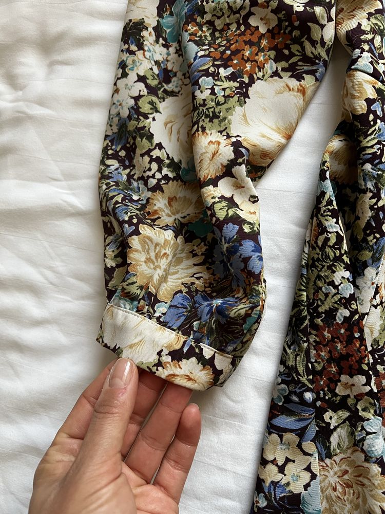 Рокля Zara floral short dress