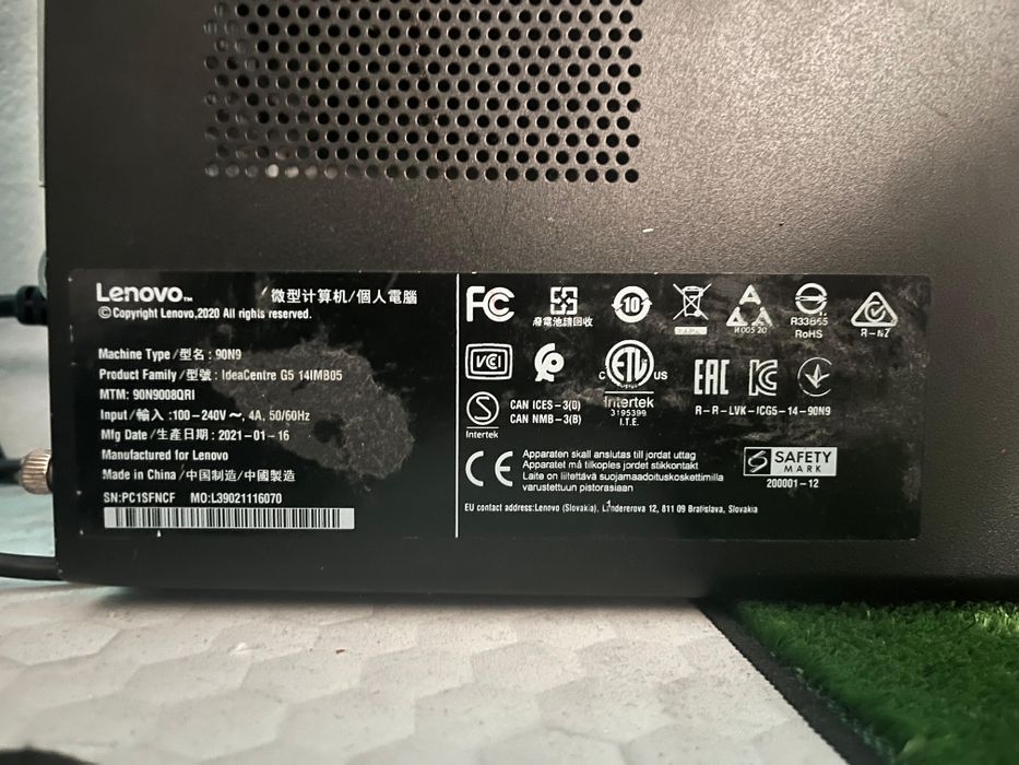 Vând PC GAMING Intel I5 10400F, Nvidia GTX 1650