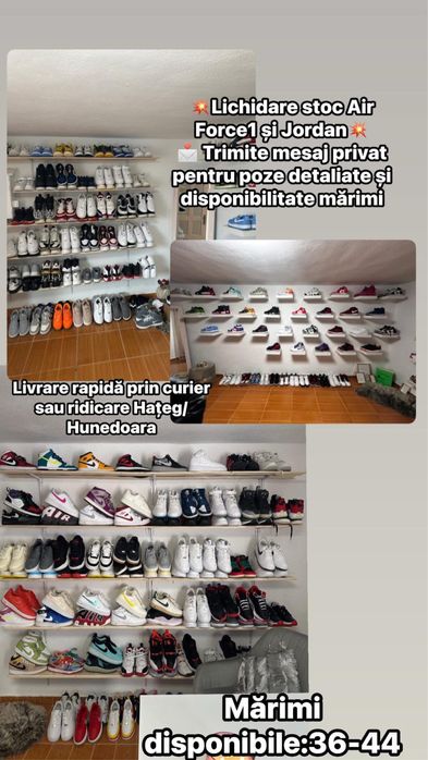 Lichidare stoc Air Force si Jordan