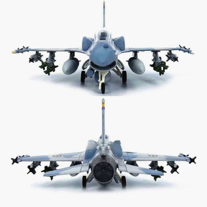 Macheta avion metalica Lockheed Martin F-16F Block 60+ scara 1:72 20cm