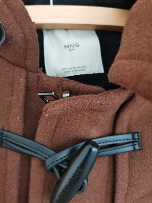 Palton/Jacheta cu gluga Mango Man XS, Lana