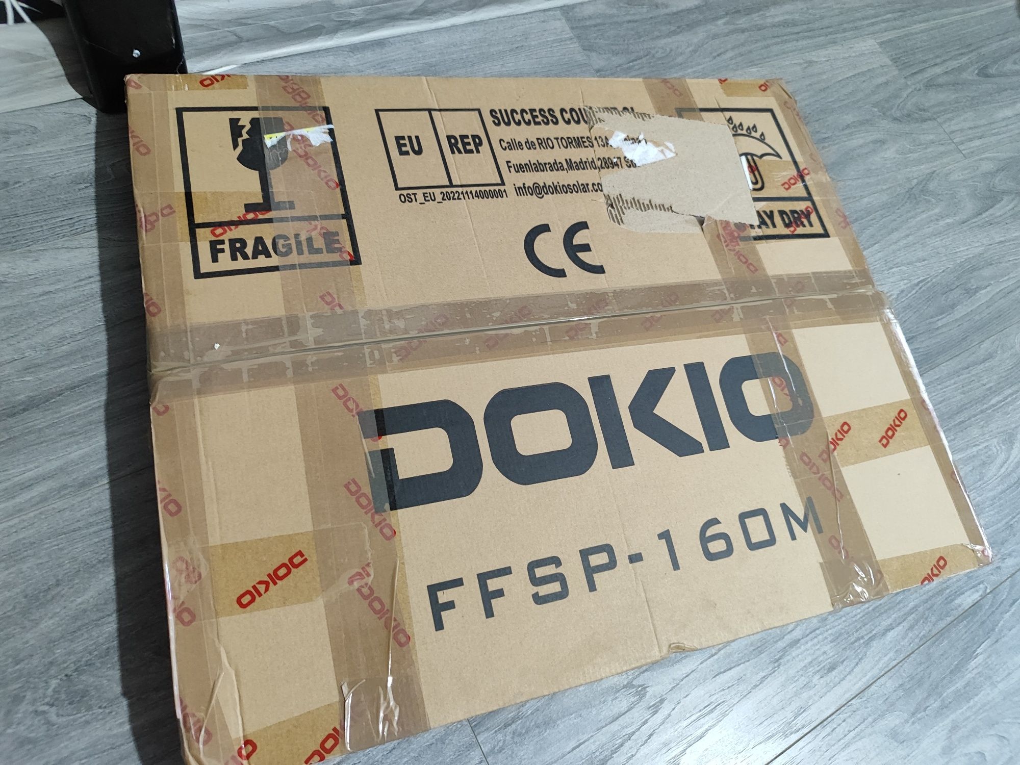 ПРОМО ! DOKIO 160 W M - сгъваем монокристален соларен панел !