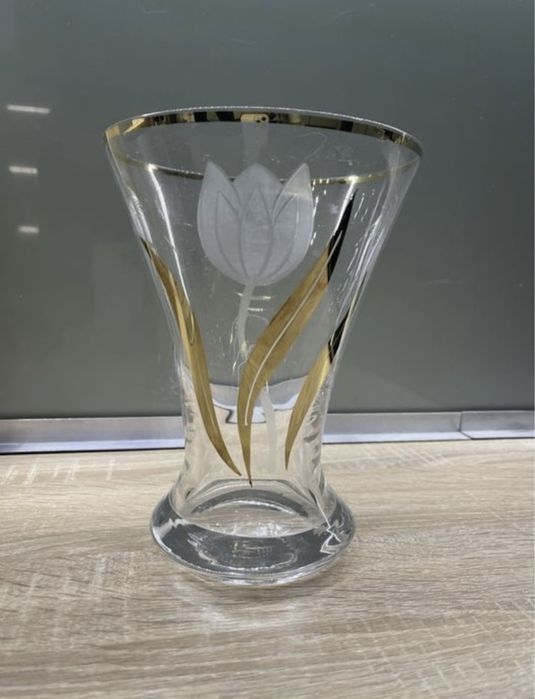 Ваза конфетница Богемия  Прага Crystal art