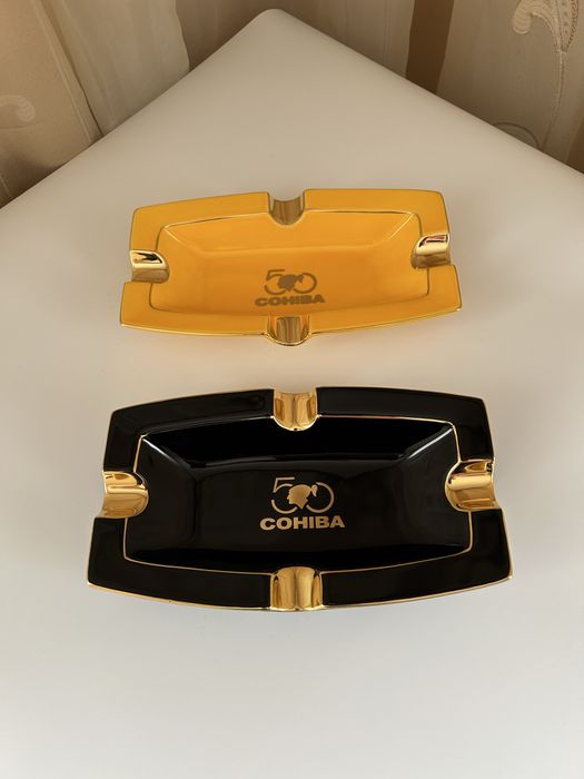 Луксозен керамичен пепелник Cohiba 50 – за 4 пури