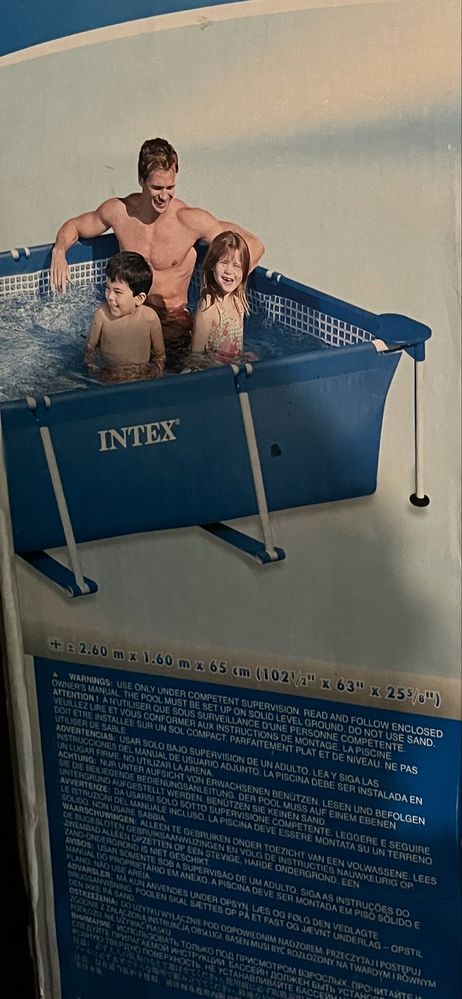 Бассейн INTEX каркасный+насос