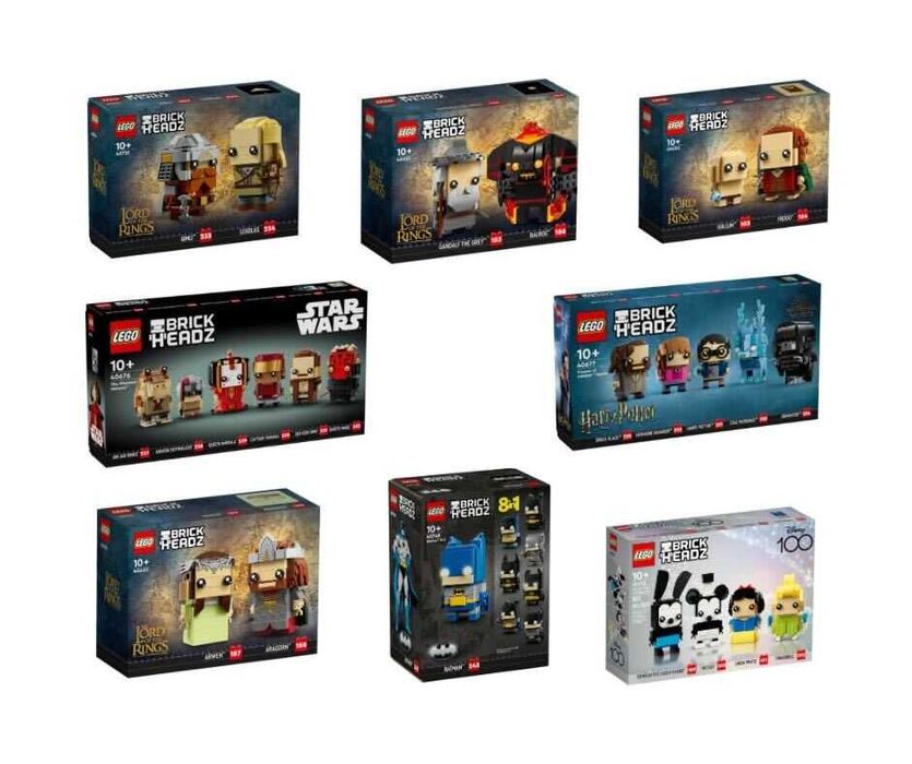 Lego BrickHeadz - 40676,40677,40748,40622,40751,40631,40632,40630