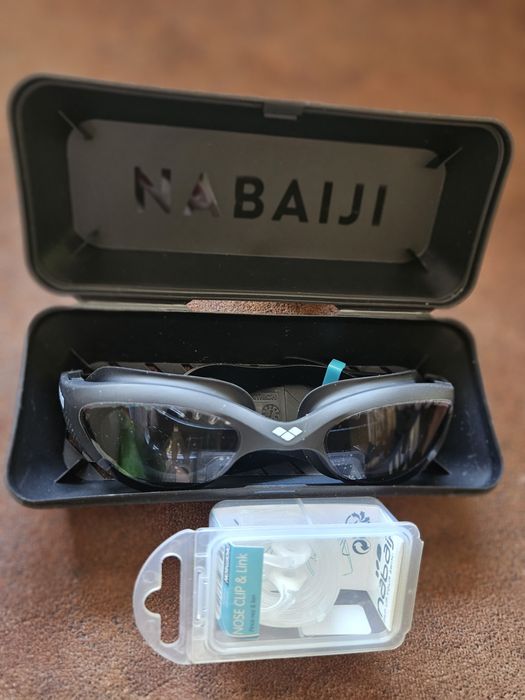 Очила за плуване Nabaiji + nose clip & link