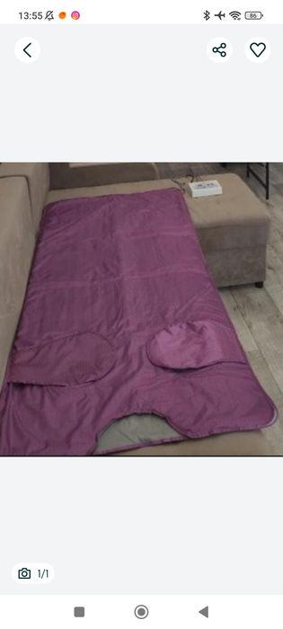 Термоодеяло термосауна, открытые руки