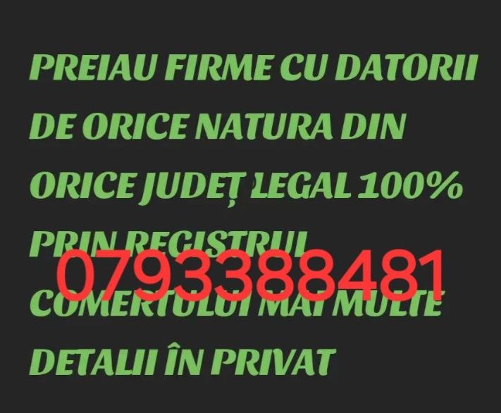 Preiau firme cu datorii din orice judet