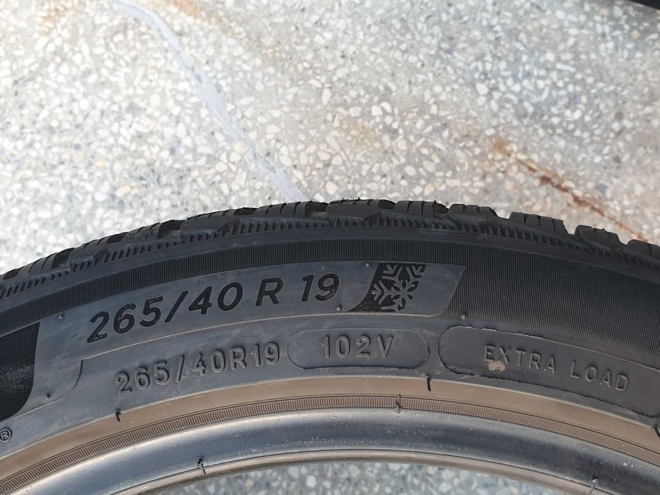 4 броя зимни гуми MICHELIN PILOT ALPIN 5 265/40 R19 102V