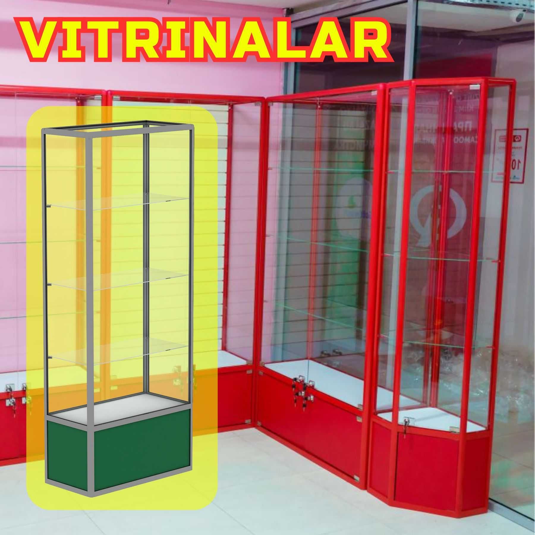 Oynaly vitrina, Акция, прилавки, savdo vitrinalar stellajlar