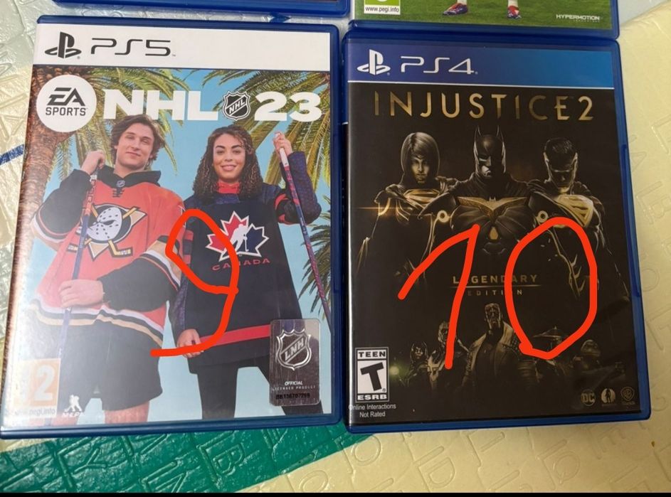 Продам игры на ps 5,ps 4