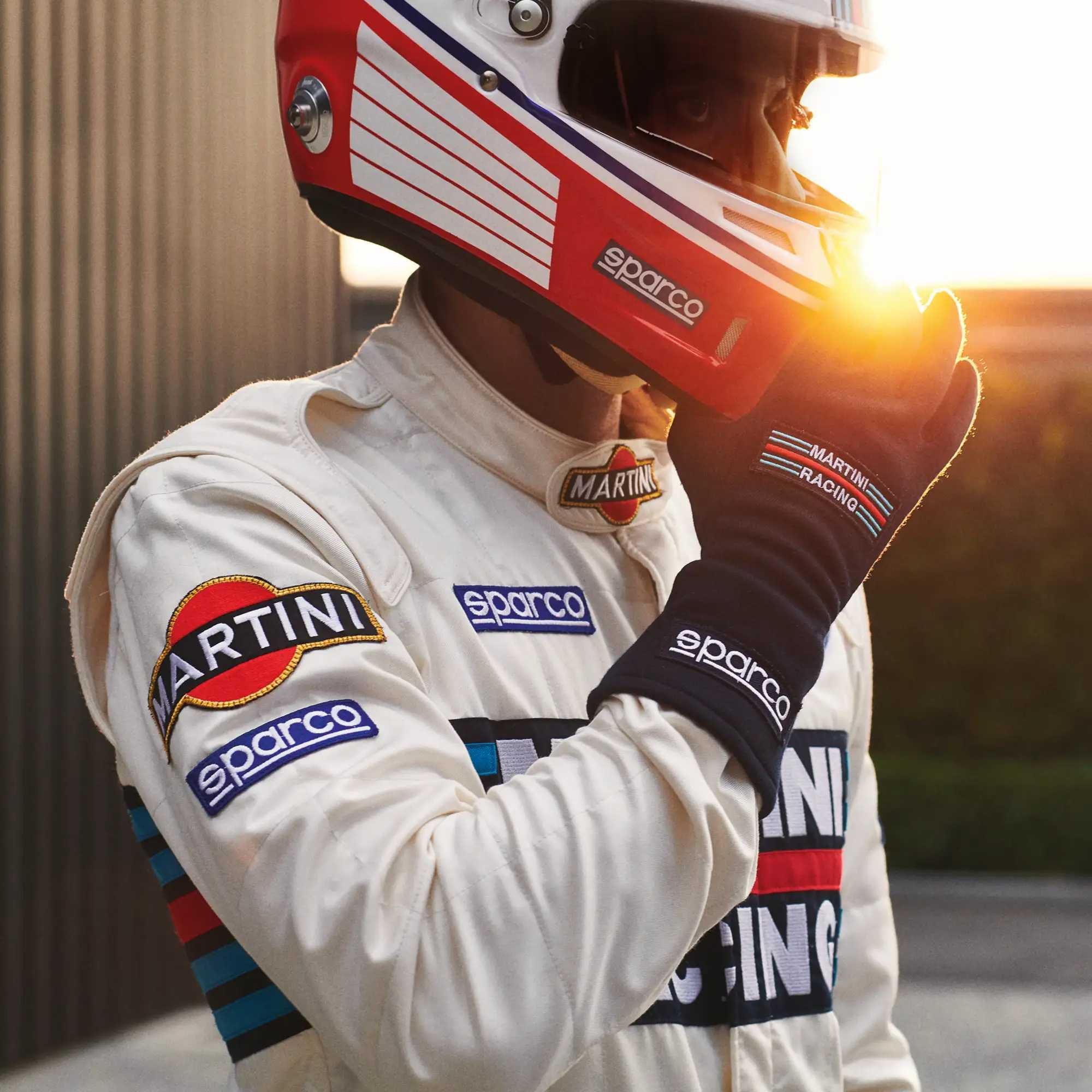 Съзтезателен гащеризон FIA Sparco Martini Racing COMPETITION R567 бял