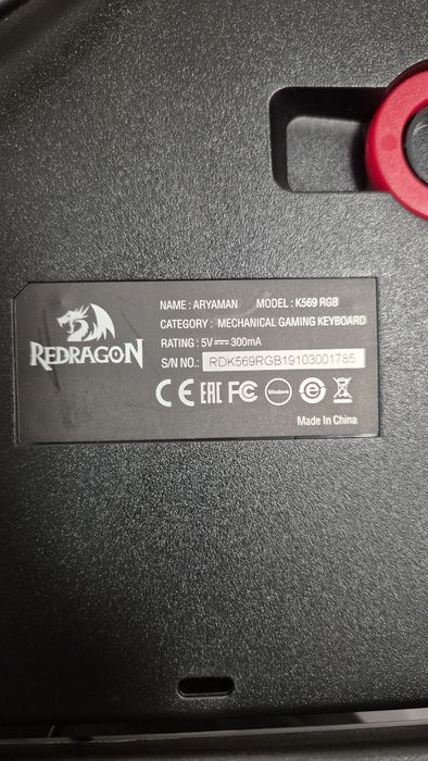 Tastatura Mecanica Gaming Redragon K569 RGB