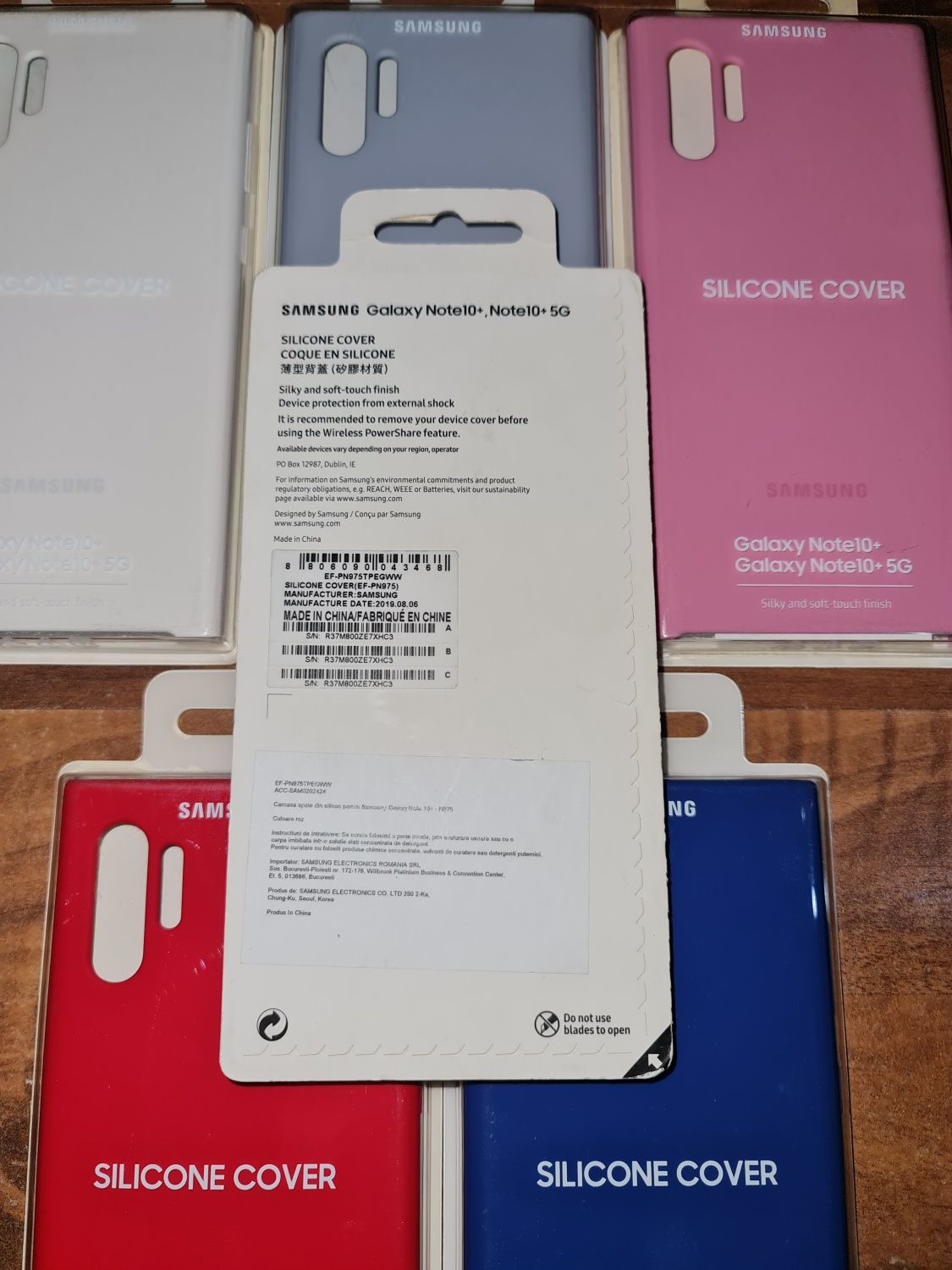 Husa silicon originala Samsung Silicone Cover Note10+ Note10 Plus