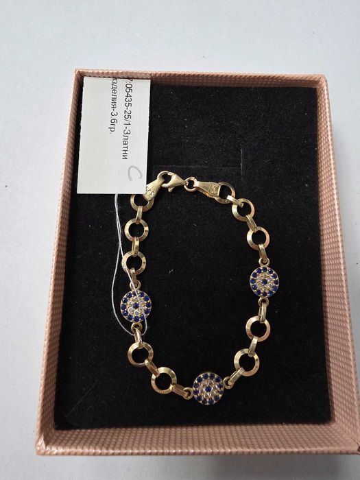 ***ТОП ЦЕНА*** Златна детска гривна 14К 3,6 грама !