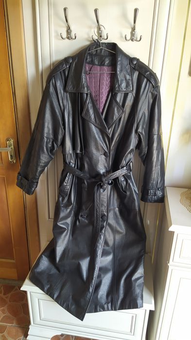 Плащи мужской чистая кожа.рзм52