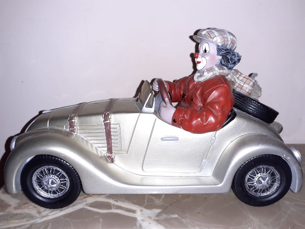 Figurine Gilde , clown  si mașinuțe din ceramica