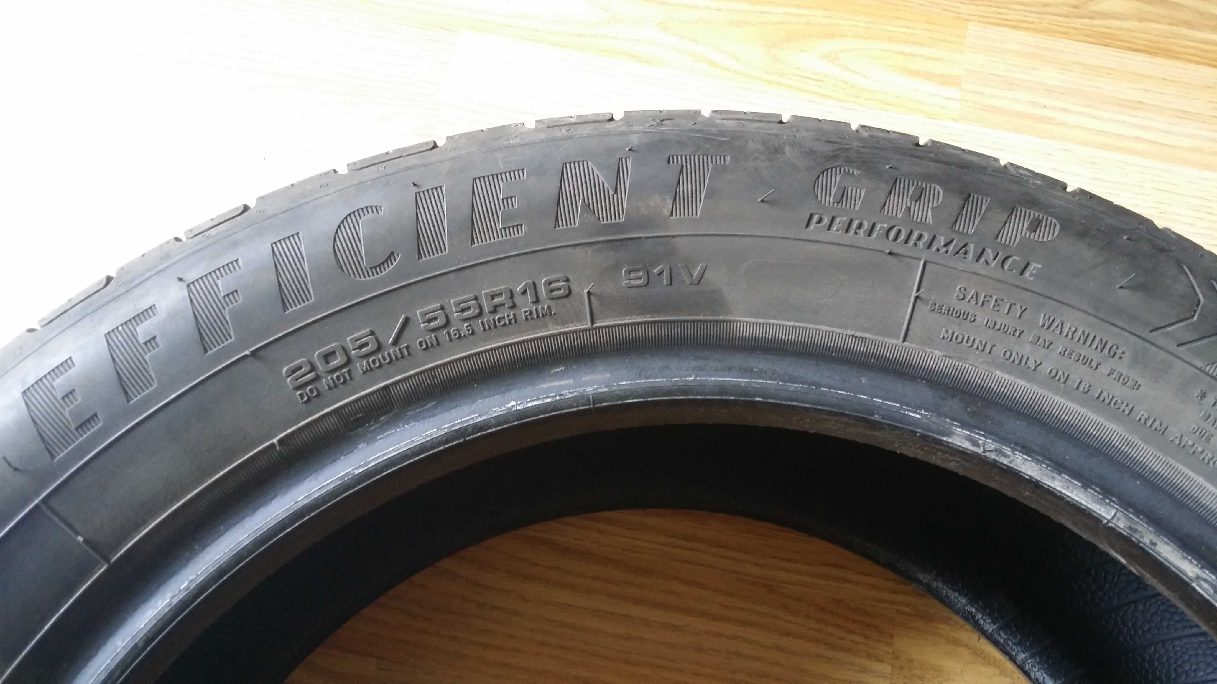 4 бр. летни гуми 205/55/16 Goodyear DOT 0717