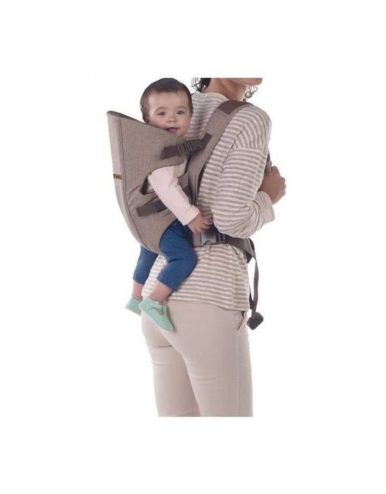 Marsupiu 3 in 1 anatomic Jane Dual Bronz rucsac ham bebelus fata spate