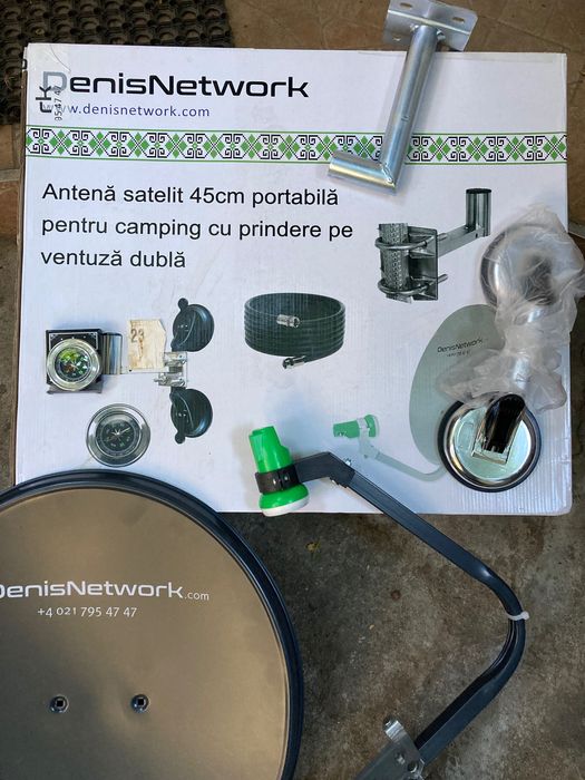 SET CAMPING/RULOTA -monitor/receptor focus tv/2 Antene/ d. semnal !
