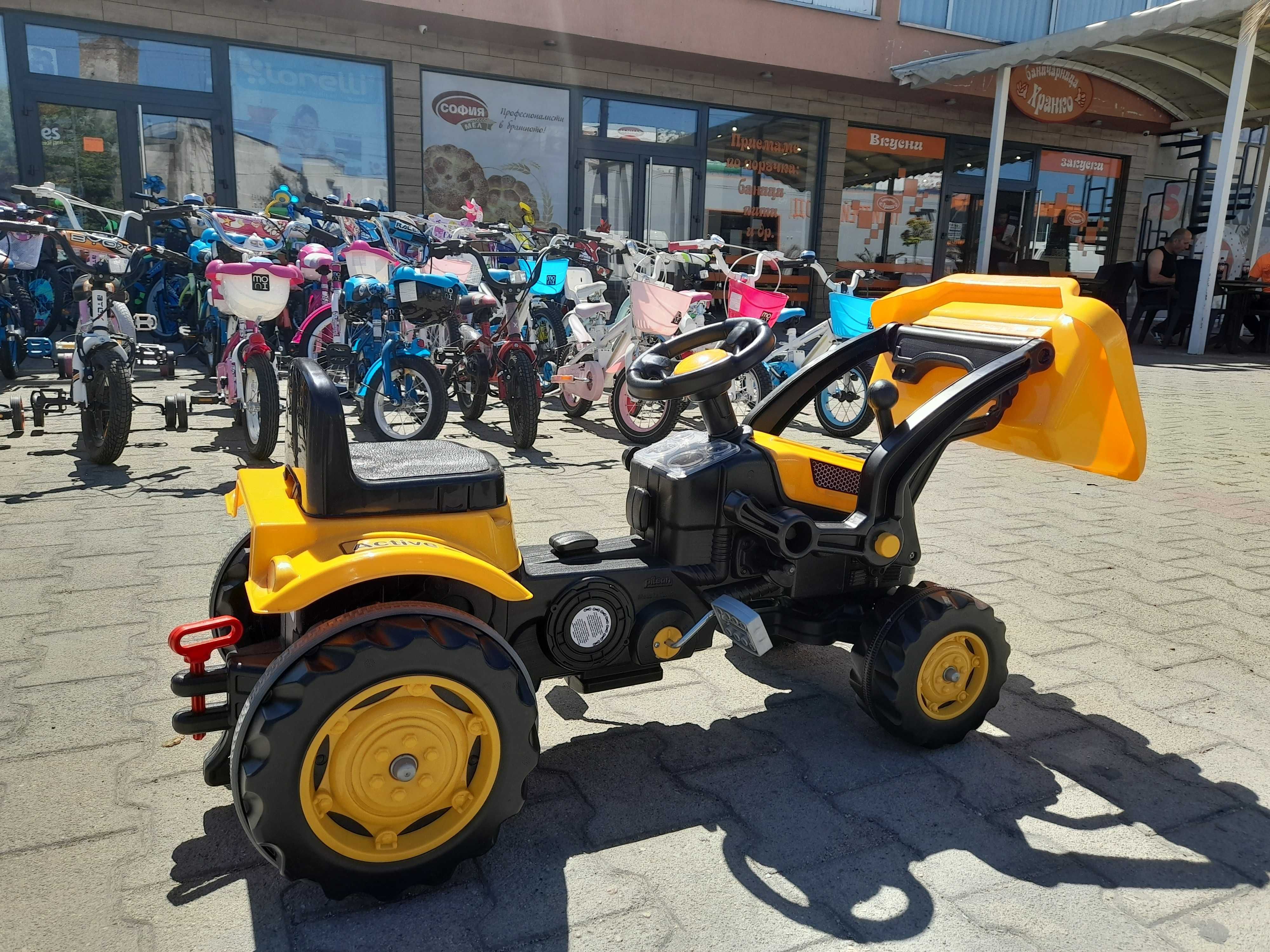 PILSAN детски трактор с гребло Active