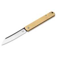 Briceag Boker Plus Zenshin Brass, maner alama, lama 440C