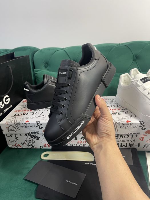 Adidasi Dolce Gabbana piele naturala 100% Full Box colectie noua