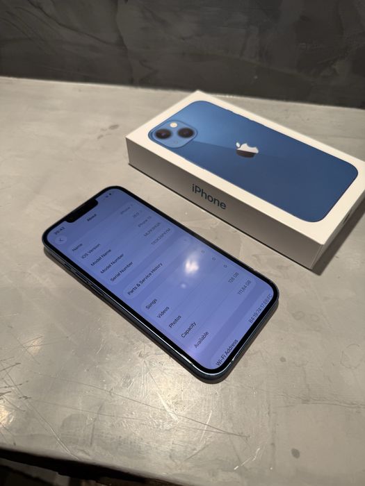 100% батерия! ПЕРФЕКТЕН Iphone 13 128 GB Blue