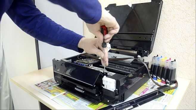 Ремонт цветных принтеров и заправка с выездом