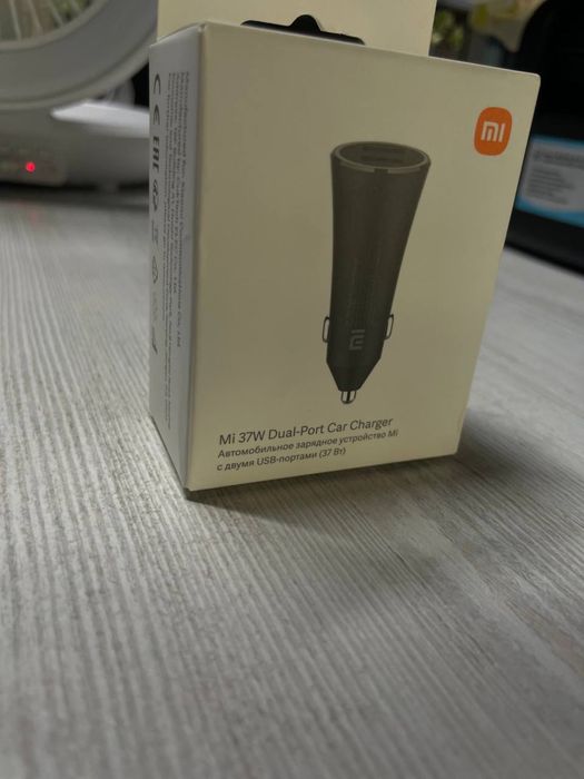 Ikki portli avtomobil zaryadlash qurilmasi Mi 37W (Биринчи қўлдан)